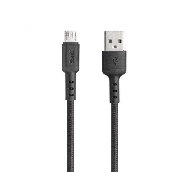 3sixT Tough USB-A to Micro USB Cable 1.2m Black
