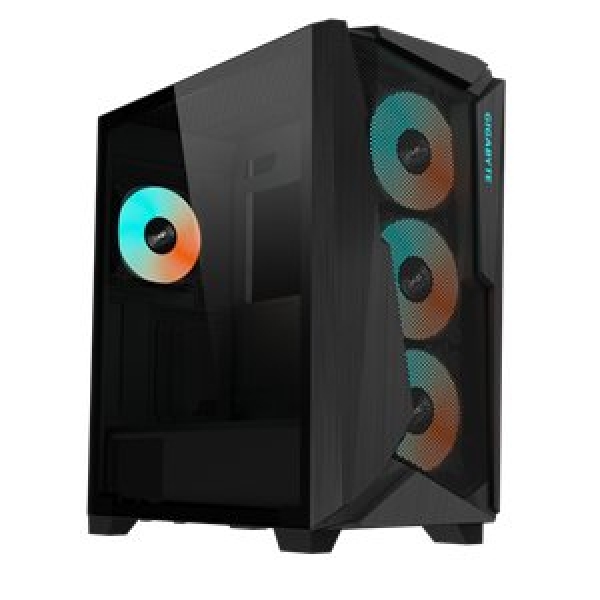 GIGABYTE C301 GLASS BLACK V2 MID TOWER GAMING CHAS