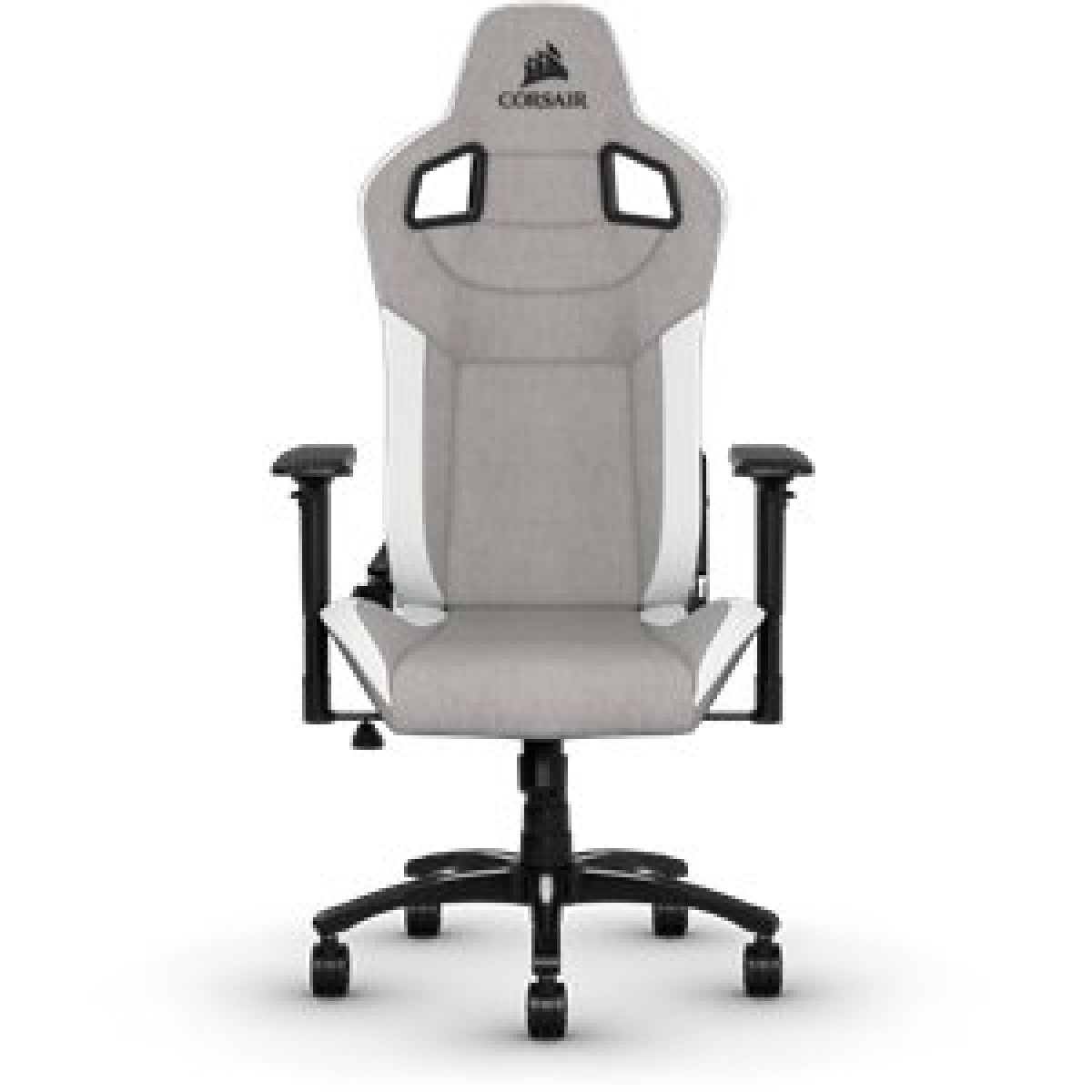 CORSAIR T3 RUSH, FABRIC GAMING CHAIR - GRAY/WHITE CORSAIR T3 RUSH, FABRIC GAMING CHAIR - GRAY/WHITE