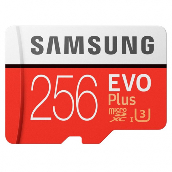 Samsung 256GB EVO PLUS MICRO SD W ADAPTER