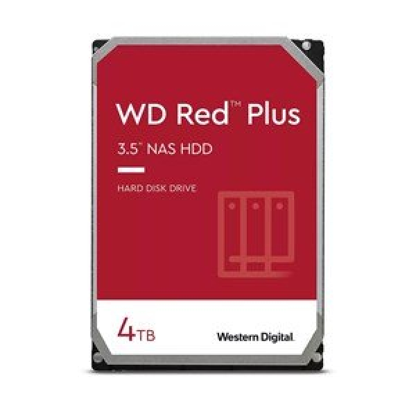 WD RED PLUS 4 TB HDD 3.5" NAS