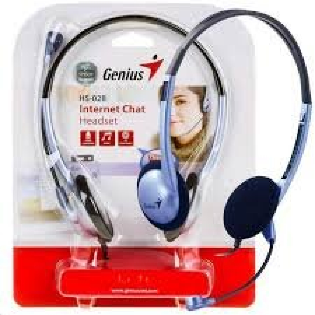 GENIUS HS02B LIGHTWEIGHT HEADSET W/ MICR GENIUS HS02B LIGHTWEIGHT HEADSET W/ MICR