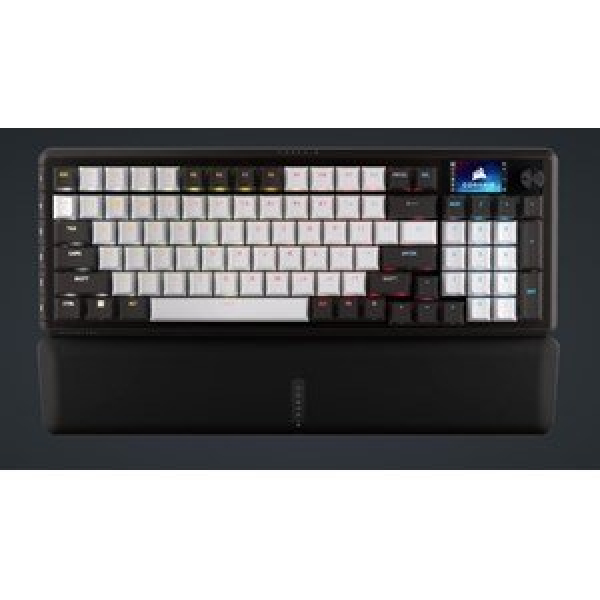 CORSAIR VANGUARD 96-PULSE DUAL TONE PBT BLACK & WH