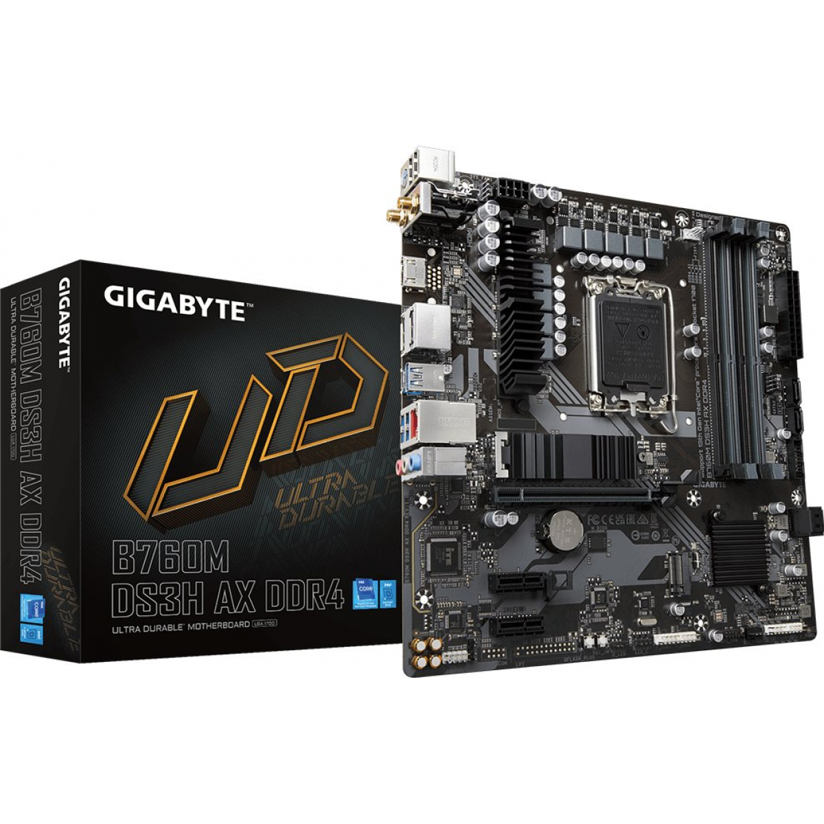 GIGABYTE B760M DS3H AX DDR4 MATX LGA1700