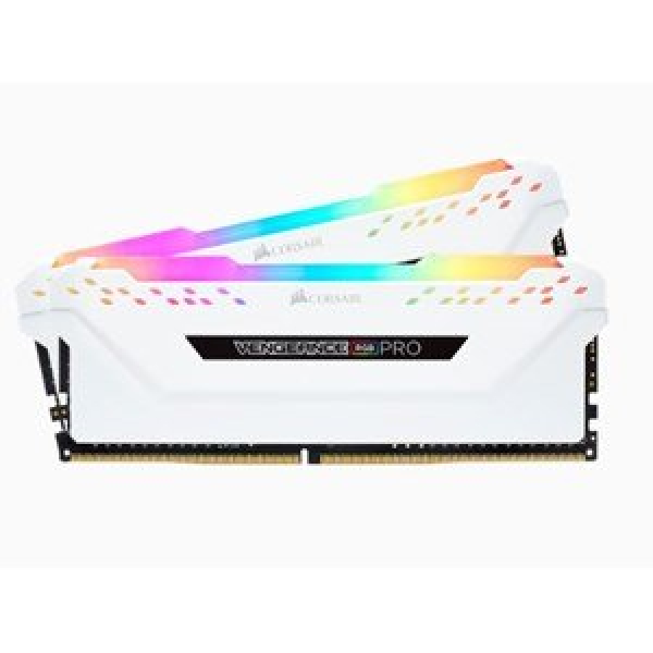 CORSAIR DDR4, 3200MHZ 16GB KIT WHITE VENGEANCE RGB