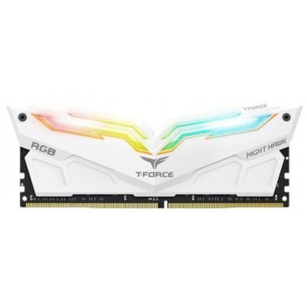 TEAM T-FORCE NIGHT HAWK WHITE 16GB RGB 3200MHz