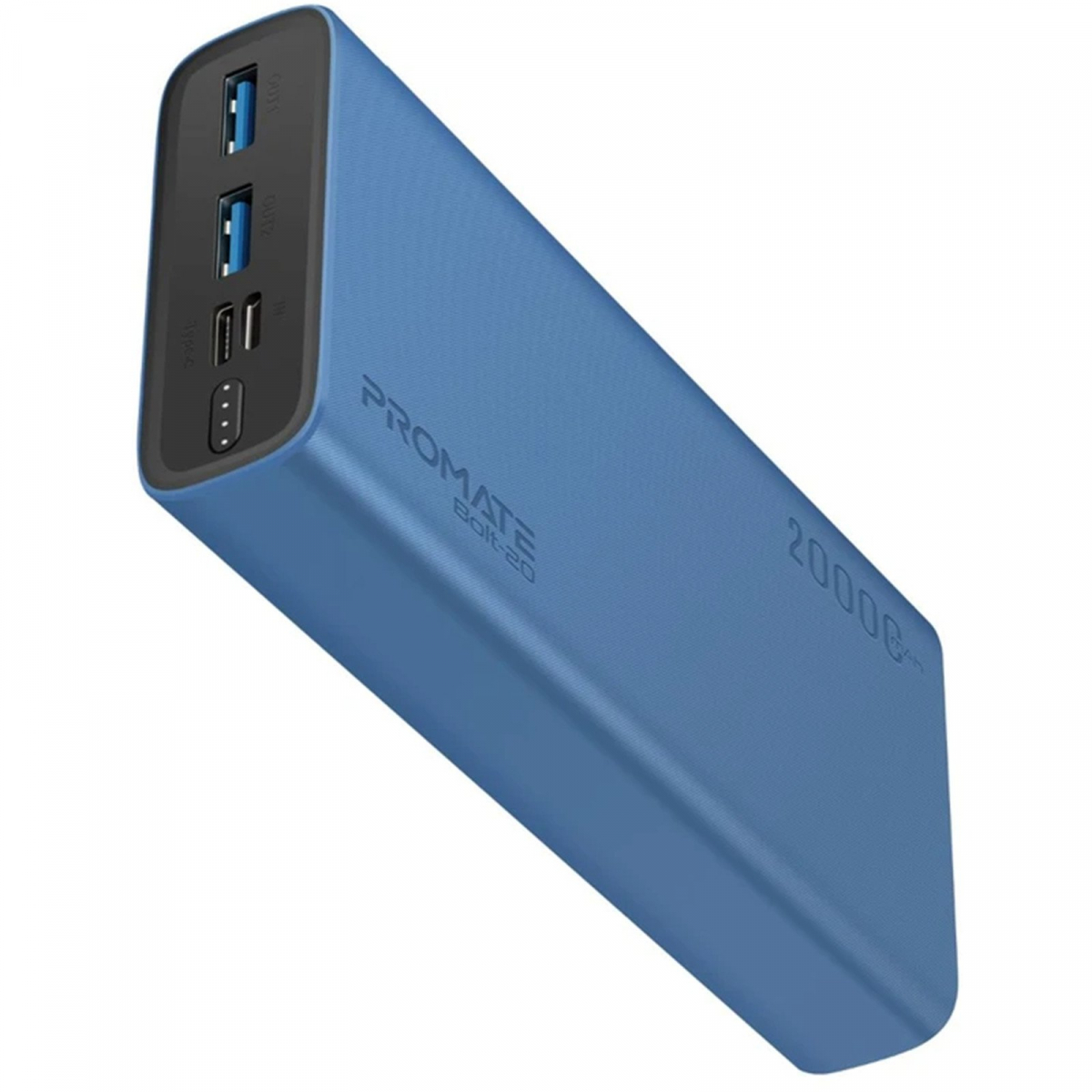 PROMATE 20000mAh Smart Charging Power Bank Bolt Bl PROMATE 20000mAh Smart Charging Power Bank Bolt Bl