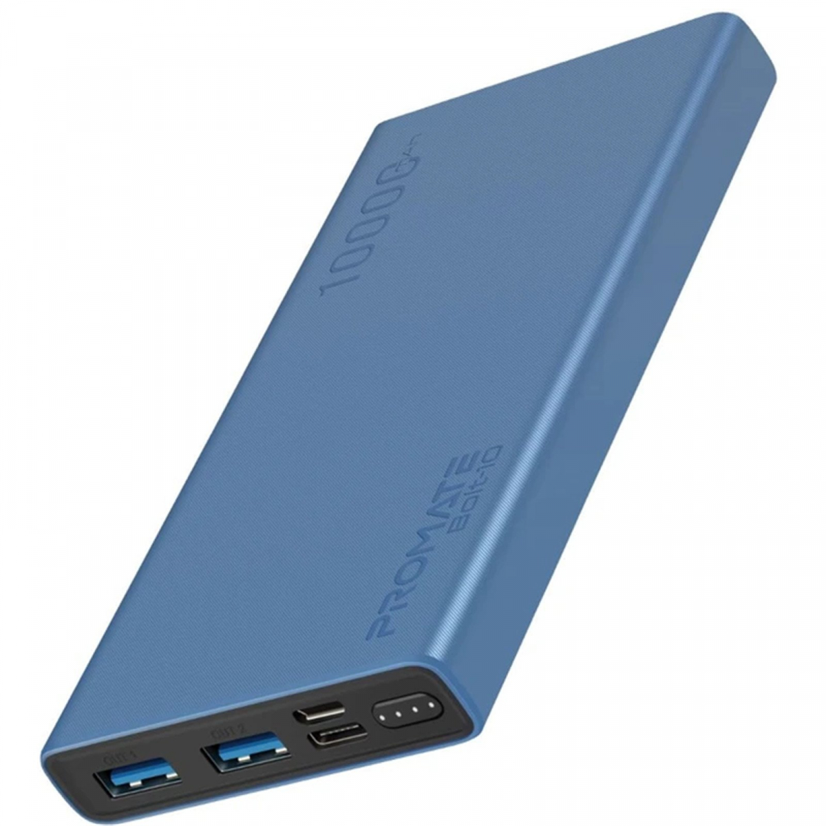 PROMATE 10000mAh Smart Charging Power Bank Bolt Bl PROMATE 10000mAh Smart Charging Power Bank Bolt Bl