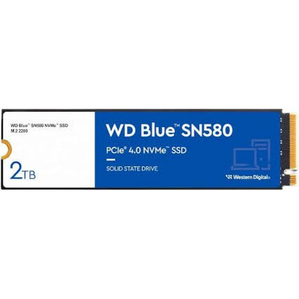 Western Digital 2TB WD Blue SN580 NVMe Internal So Western Digital 2TB WD Blue SN580 NVMe Internal So