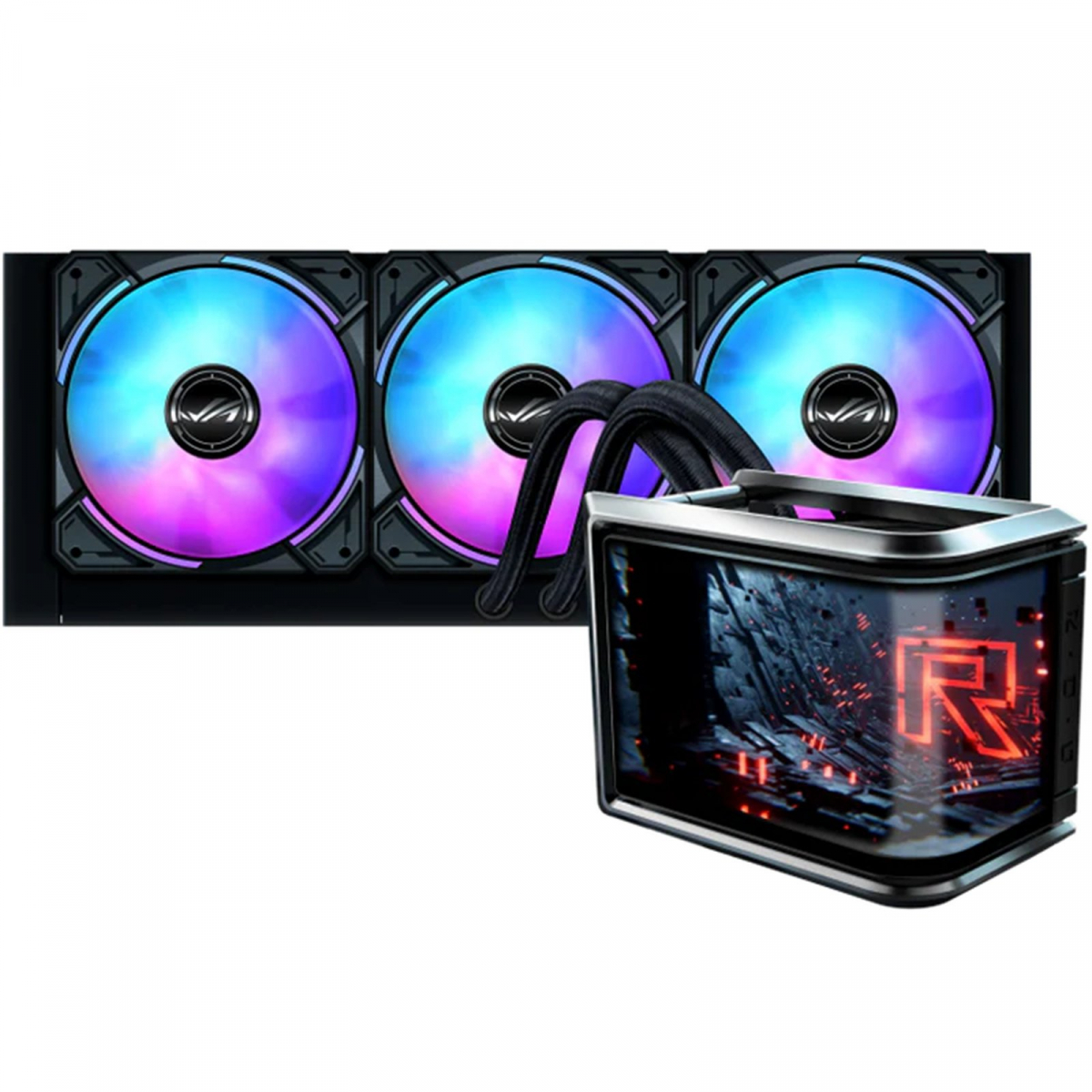 ASUS ROG RYOU IV SLC 360 ARGB AIO COOLER ASUS ROG RYOU IV SLC 360 ARGB AIO COOLER